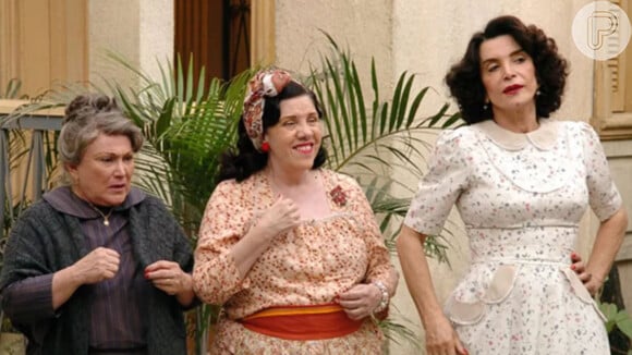 Nicette Bruno, Lady Francisco e Neusa Maria Faro na novela Alma Gêmea em 2005