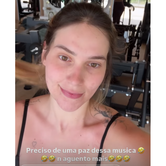 Virgínia Fonseca garantiu que está bem fisicamente após a cesária, mas ainda voltou devagar nos treinos