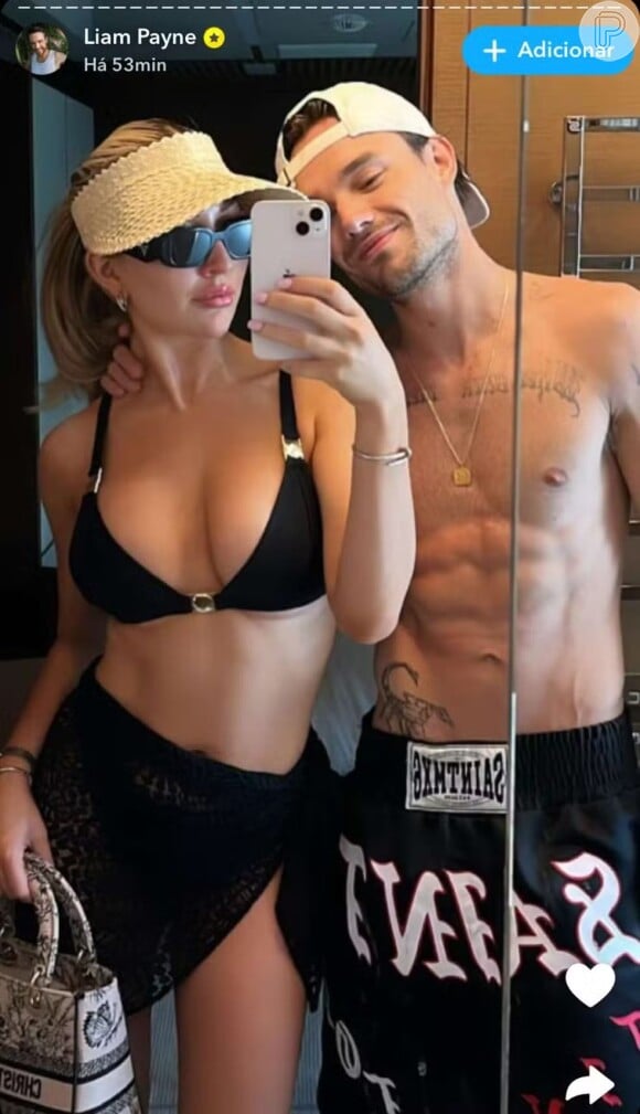 Liam Payne exibiu corpo sarado em selfie no espelho durante viagem na Argentina