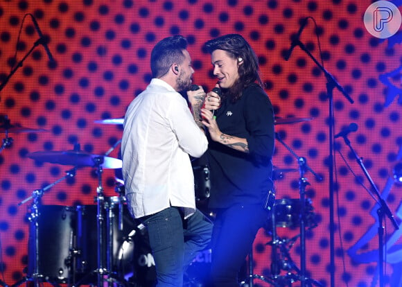 Harry Styles e Liam Payne juntos em show da One Direction