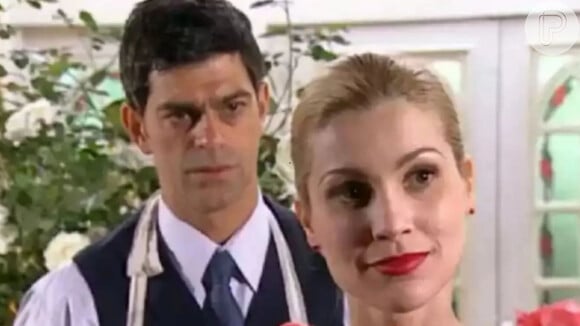 Em 'Alma Gêmea', Rafael (Eduardo Moscovis) será estúpido com Cristina (Flavia Alessandra), que não acredita na reação do marido