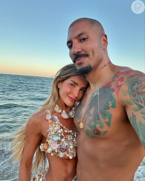 Aline Gotschalg e Fernando Medeiros estão juntos até hoje e completam 9 anos de casamento