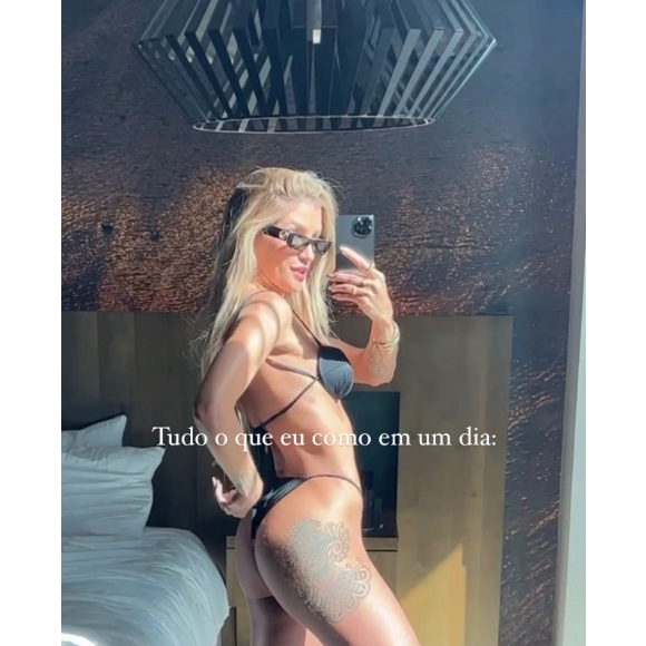 Alimentação de Aline Gotschalg é muito balanceada e garante o corpo definido da atriz hoje em dia