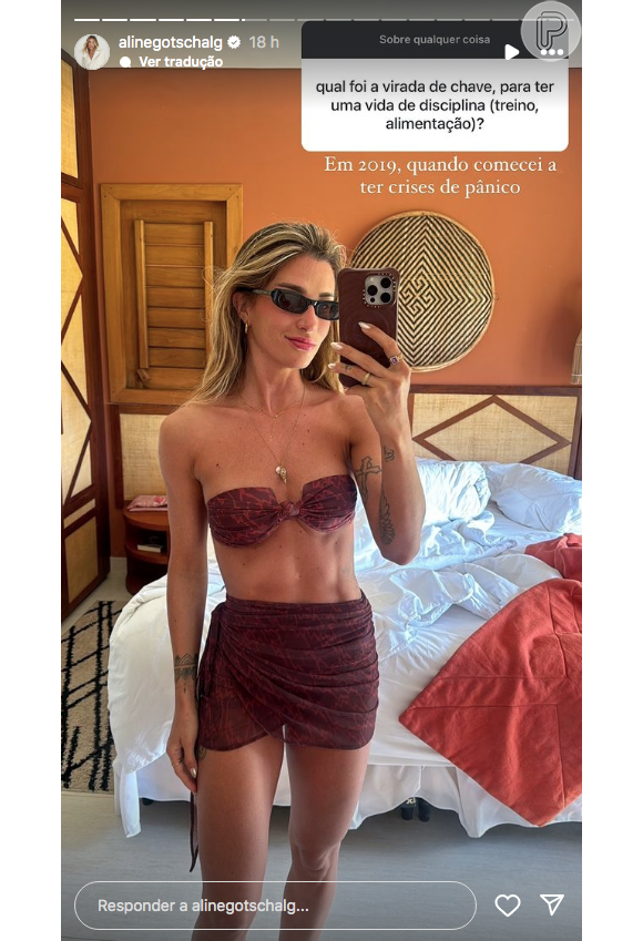 Ex-BBB Aline Gotschalg passou por uma mudança drástica em seu corpo e contou nas redes sociais sua motivação 