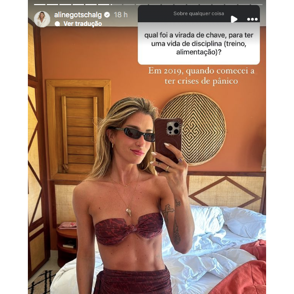 Ex-BBB Aline Gotschalg passou por uma mudança drástica em seu corpo e contou nas redes sociais sua motivação 