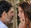 Na novela 'Alma Gêmea', Rafael e Serena vão se casar no riacho, em meio a natureza.