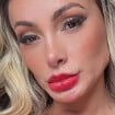 E mais essa... Andressa Urach coloca piercings em parte inédita do corpo depois de bifurcar a língua e tatuar sardas no rosto