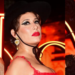 Vestido vermelho, transparência, decote e mais: as roupas de Isis Valverde, Giselle Itié, Bella Campos e outras famosas no Baile de Gala de Día de Muertos da Vogue