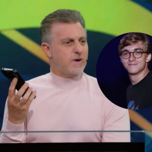 Luciano Huck recebeu uma ligação do filho Joaquim durante gravação do 'Domingão'