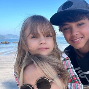 Eliana é mãe de dois filhos, Arthur e Manuela