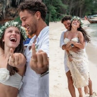 Larissa Manoela dispensa vestido tradicional e renova casamento de biquíni na Tailândia. Veja fotos!