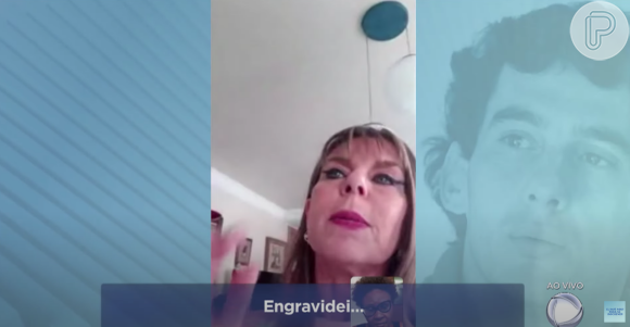 Em entrevista para a Record TV, Lilian de Vasconcellos também disse ter engravidado e sofrido um aborto espontâneo de Senna