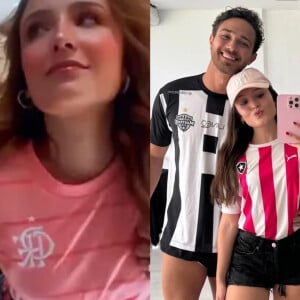 Ex-Flamengo, Larissa Manoela comemora título do Botafogo e é detonada na web: 'Troca de time de acordo com o macho'