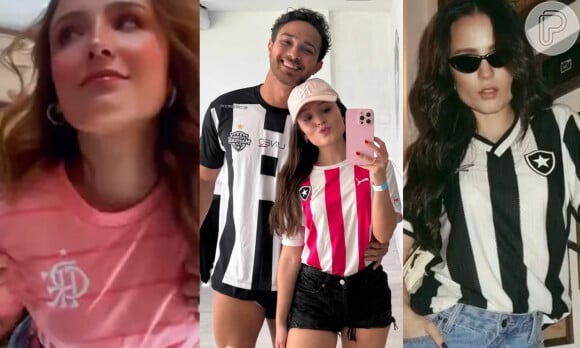 Ex-Flamengo, Larissa Manoela comemora título do Botafogo e é detonada na web: 'Troca de time de acordo com o macho'