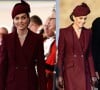 O significado oculto e emocionante do look burgundy de Kate Middleton ao receber 1ª visita internacional após câncer