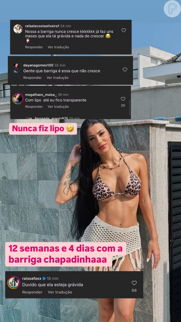 Bia Miranda diz que corpo magro é genética