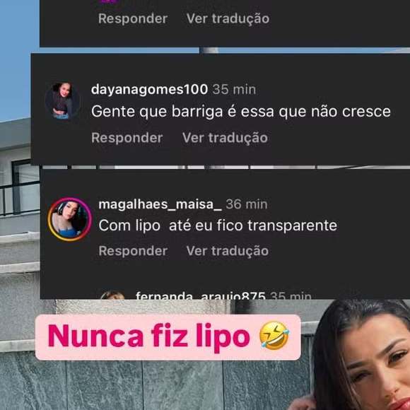 Bia Miranda diz que corpo magro é genética