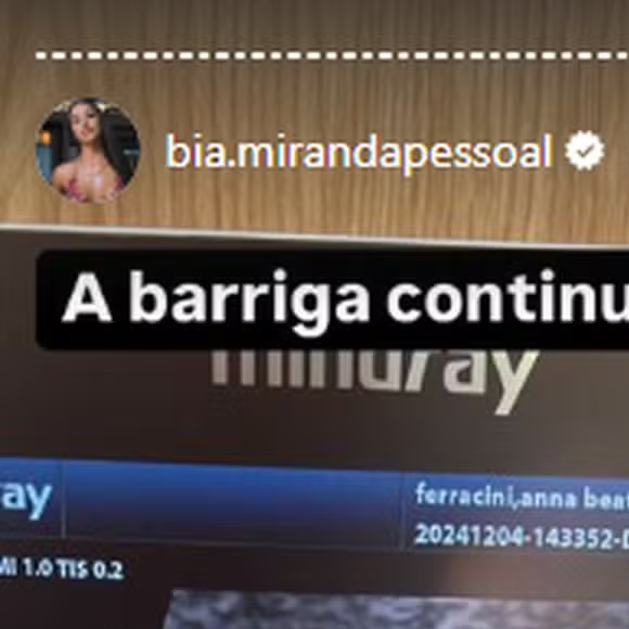 Bia Miranda confirma gravidez exibindo ultrassom