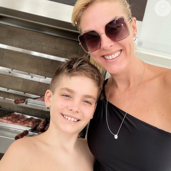 Alezinho é fruto do relacionamento Ana Hickmann com o ex-esposo, Alexandre Correa.