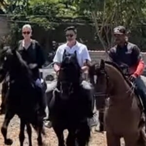 Edu Guedes deu para Ana Hickmann um cavalo de raça puro-sangue avaliado em até R$ 1 milhão