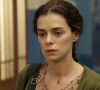 Bahar fica preocupada com o filho, Doruk, na novela 'Força de Mulher' após o menino afirmar que viu o pai, Sarp/Alp
