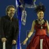 Alexandre Nero e Lilia Cabral gravaram cenas de 'Império' na Marquês de Sapucaí neste sábado, 31 de janeiro de 2015