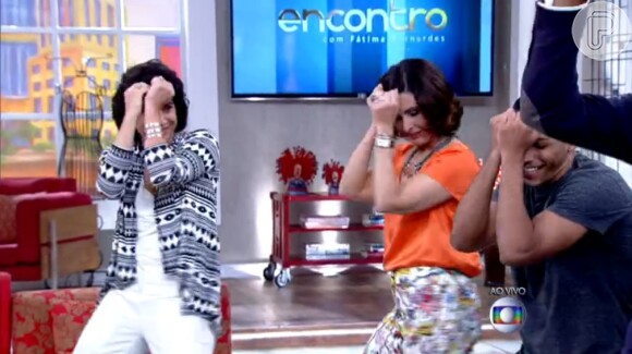 Fátima Bernardes e Totia Meireles se jogaram na dança