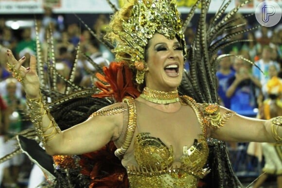 Claudia Raia completou 30 anos de desfiles pela Beija-Flor