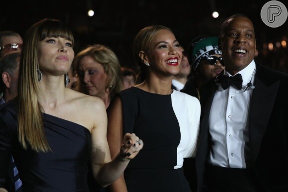 Jay-Z e Beyoncé são pais de Blue Ivy, foto em fevereiro de 2013