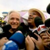 Maestro João Carlos Martins se emocionou durante a vitória da Vai-Vai