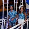 Thaila Ayala é acompanha pelo modelo alemão Andre Hamann, ex-namorado de Selena Gomes, no camarote da Boa. Os dois conferiram o Desfile das Campeãs, no Rio de Janeiro