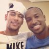 Neymar lamenta ausência no casamento de Thiaguinho, que será realizado nesta terça-feira (24 de fevereiro de 2015)