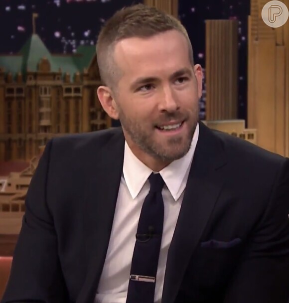 O astro Ryan Reynolds falou sobre ser pai de primeira viagem no programa de Jimmy Fallon nesta segunda-feira, 2 de março de 2015