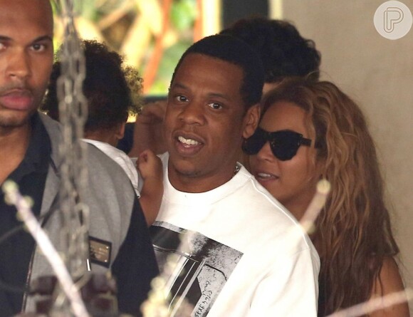Beyoncé e Jay-Z almoçam em Paris, na França, em 25 de abril de 2013