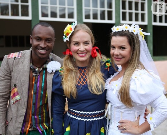 Angélica convidou Thiaguinho e Fernanda Souza em período de festas juninas para se casarem no 'Estrelas'