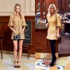 Lalá Rudge e Poppy Delevingne posaram com o mesmo vestido Chanel em Paris
