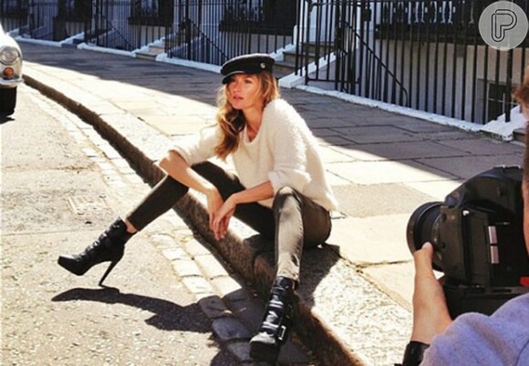 Gisele Bündchen é a nova garota-propaganda da marca sueca H&M, em 1º de maio de 2013