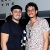 Os atores Daniel Rocha e Rafae Losso prestigiaram o novo trabalho do colega da novela 'Império'