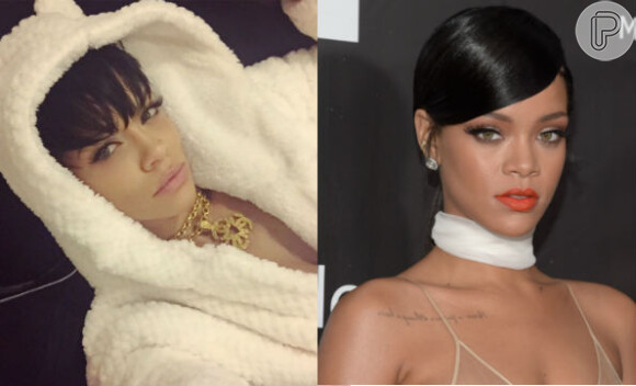 Nova namorada de Chris Brow mostra semanlhança com Rihanna, ex-noiva do rapper