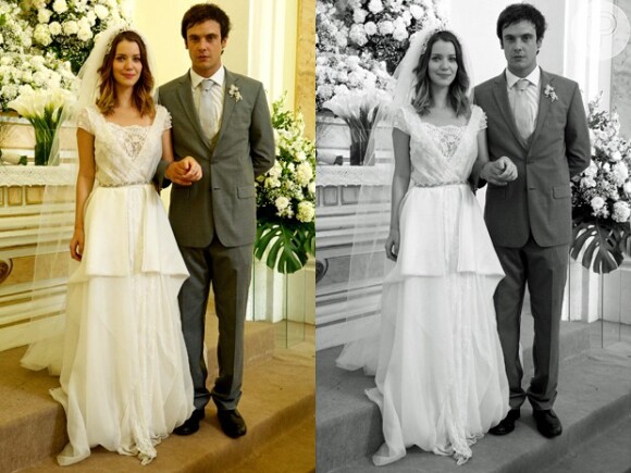 Laura (Nathalia Dill) e Caíque (Sergio Guizé) já foram casados em outra vida, na novela 'Alto Astral'