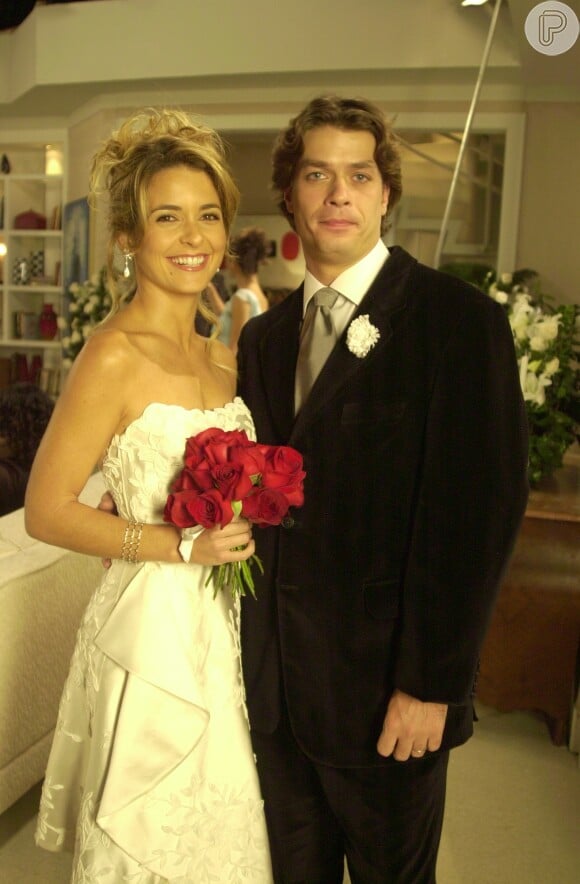 O personagem de Fábio Assunção se casou com a outra vilã da novela 'Celebridade', Laura (Cláudia Abreu)