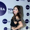 Jéssika Alves também foi ao lançamento do Projeto Nivea com Ivete Sangalo e Criolo