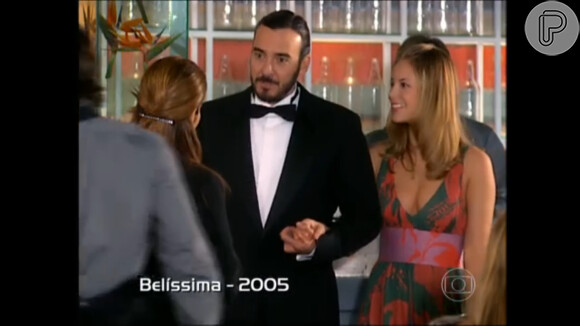 O programa mostrou imagens de Paolla Oliveira em sua primeira novela, 'Belíssima', em 2005. No 'Estrelas', 4 de abril de 2015