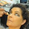 Para dar vida a uma egípcia, a maquiagem de Angelina Muniz é bem marcante