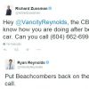 Através do Twitter, o artista declarou ao jornalista Richard Zussman, da CBC de Vancouver, que só falaria se a emissora voltasse a exibir a série 'Beachcombers'. De acordo com Zussman, a polícia já reconheceu o atropelador através das câmeras de vigilância da garagem