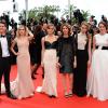 Emma Watson, Claire Julien, Sofia Coppola, Israel Broussard, Taissa Fariga, Katie Chang, elenco de 'The Bling Ring', posam para foto no Festival de Cannes 2013