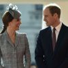 Kate Middleton fez sua primeira aparição após anunciar a segunda gravidez em meados de outubro, ao lado do marido, o príncipe William