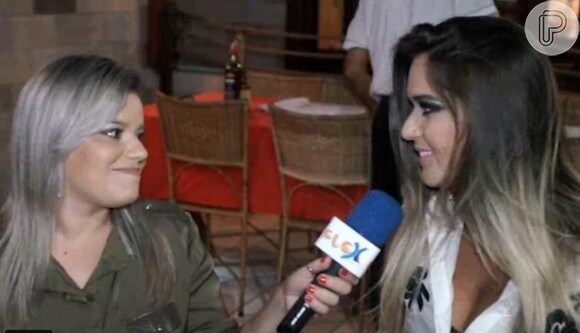 Na volta ao Brasil, Laryssa começou a dar entrevistas para a imprensa