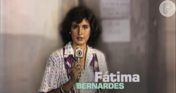 O especial de jornalismo do 'Jornal Nacional' ainda mostrou uma foto antiga de Fátima Bernardes