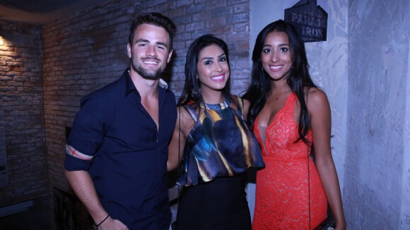 Amanda reencontra Talita e Rafael na festa de aniversário do ex-BBB: 'Saudade'